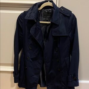 Banana Republic Midnight Blue Double-Breasted Coat